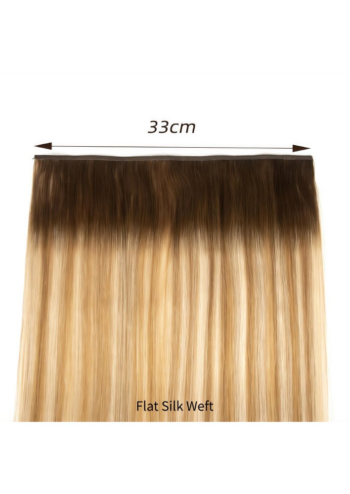 33 cm Flat Silk Weft product and construction view
