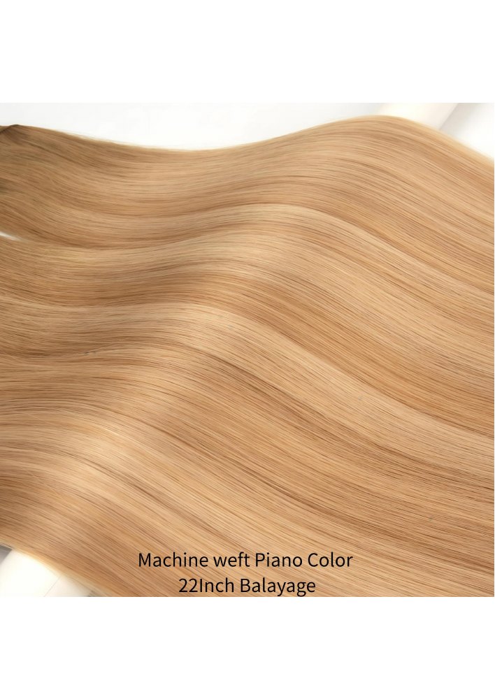 Machine Weft Balayage product and construction view